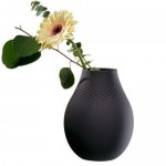 Ваза Perle 20 cм Manufacture Collier Noir Villeroy & Boch Ваза Perle 20 cм Manufacture Collier Noir Villeroy & Boch